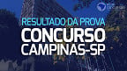 Concurso Campinas-SP 2023: Resultado das provas é divulgado pela Vunesp