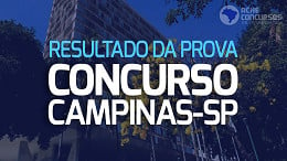 Concurso Campinas-SP 2023: Resultado das provas é divulgado pela Vunesp