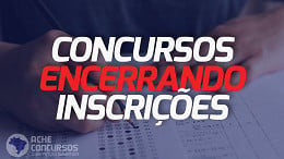 5 grandes concursos encerram inscrições nesta semana com salários de até R$ 15.037,99; veja quais são