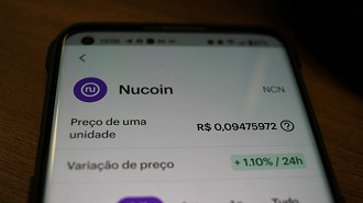 Nucoin do Nubank vale R$ 0,09 em 11/11