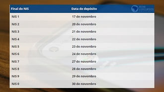Calendário do Bolsa Família; Tabela de novembro divulgada. Imagem: Ache Concursos
