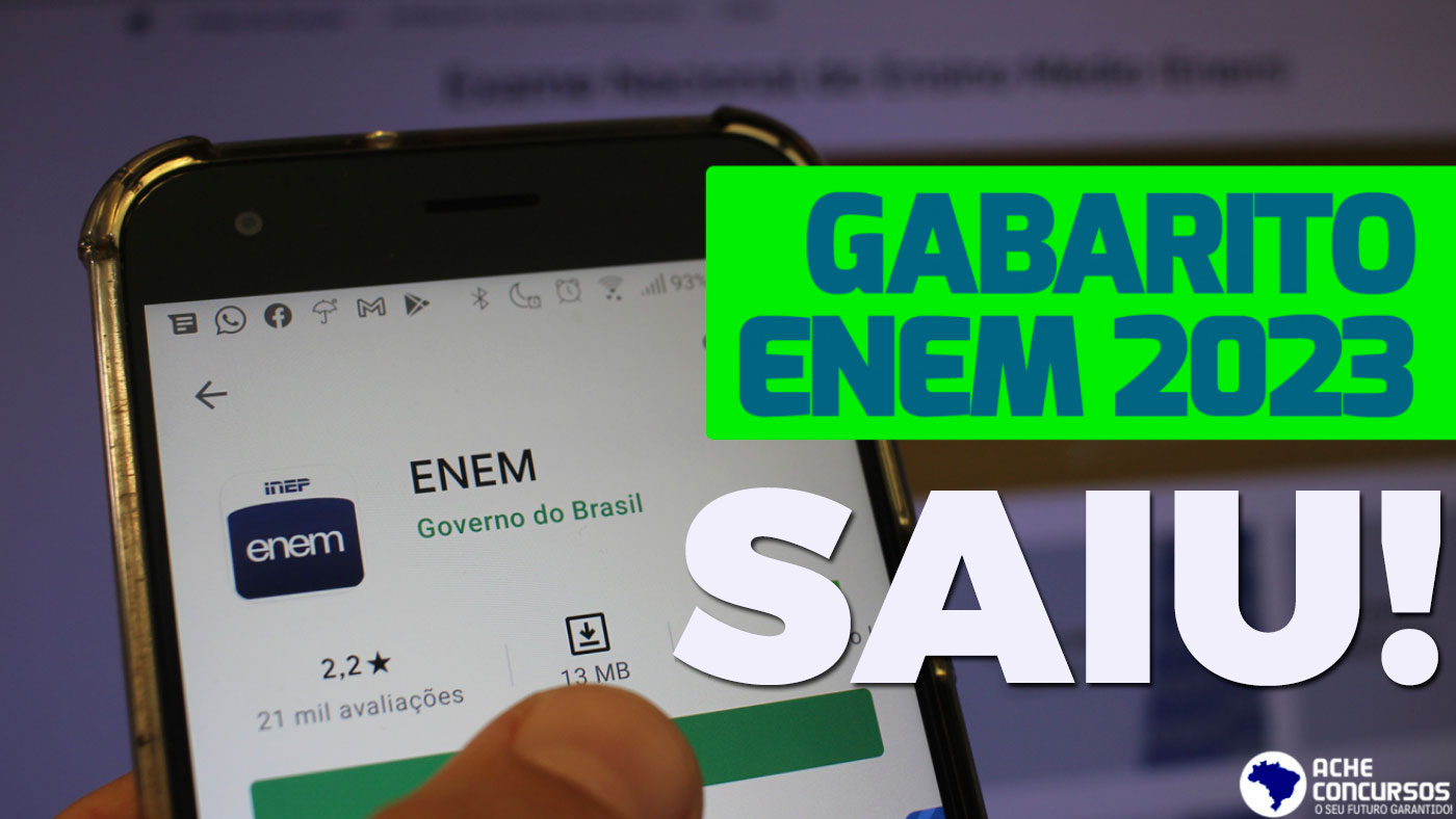 Gabarito Oficial Do ENEM 2023 é Publicado Pelo INEP; Veja Respostas