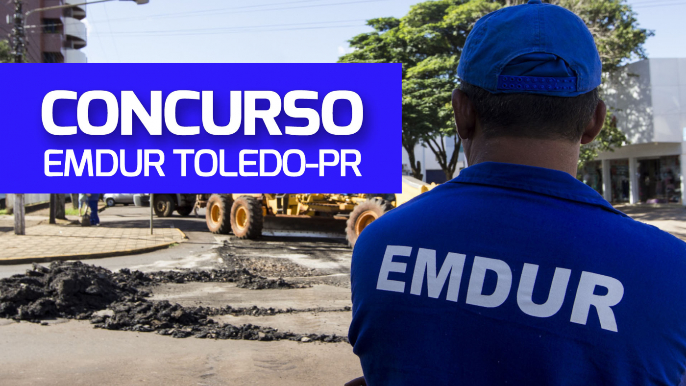 Concurso Emdur De Toledo Pr Sai Novo Edital Para Dois Cargos