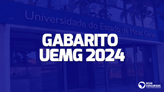 Vestibular UEMG 2024: Gabaritos saem nesta segunda (18)