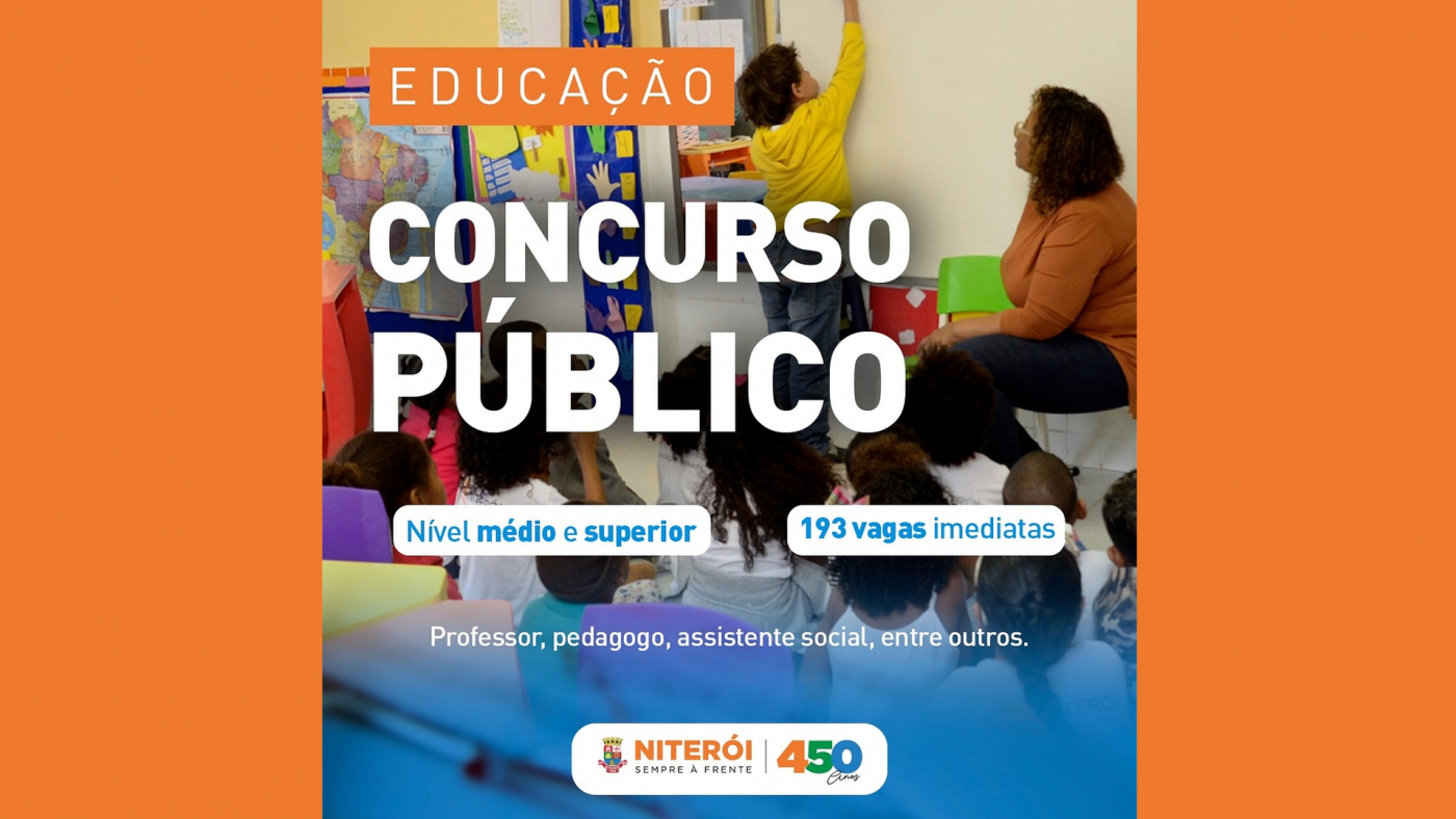 Concurso Prefeitura De Niterói-RJ: Último Dia De Inscrições Para 193 Vagas