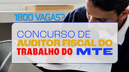 Concurso Auditor Fiscal do Trabalho 2024 pode dobrar número de vagas e chamar 1.800, afirma ministro