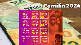 Governo divulga calendário oficial do Bolsa Família 2024