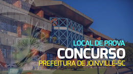 Concurso Joinville-SC: consulta aos locais de prova sai nesta sexta, 12