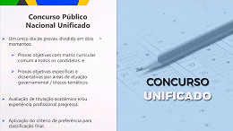 Veja tabela de cargos e vagas dos 8 editais do Concurso Nacional Unificado