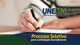 UNEMAT abre processo seletivo com 23 vagas para Professor