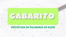 Gabarito de Palmeiras de Goiás-GO 2024 sai nesta segunda-feira, 29