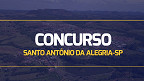 Prefeitura de Santo Antônio da Alegria-SP abre concurso em sete cargos