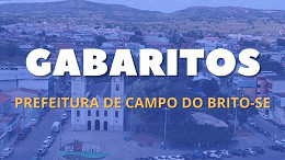 Gabarito de Campo do Brito-SE é divulgado pela SEPROD; confira as respostas