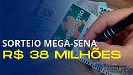 Mega-Sena sorteia concurso de R$ 38 milhões hoje; quanto rende na poupança?