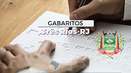 Gabarito do concurso de Três Rios-RJ 2024 sai pelo IAN