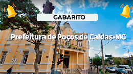 Gabarito Poços de Caldas-MG 2024 sai pelo IMAM