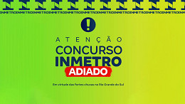 Concurso INMETRO adia provas após enchentes no RS