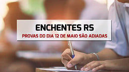 Enchentes no RS adiam provas de vários concursos do dia 12 de maio