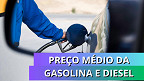 Preço médio do litro de Gasolina em Maio é de R$ 5,87, diz ANP