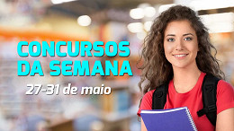 33 concursos abrem inscrições para 2.483 vagas na última semana de maio