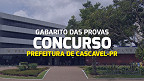 Concurso Cascavel-PR 2024: Gabarito e resultado saem pela FAFIPA 