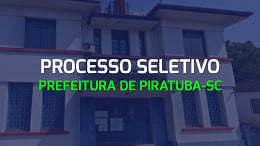 Prefeitura de Piratuba-SC abre vagas Agente de Serviços Gerais