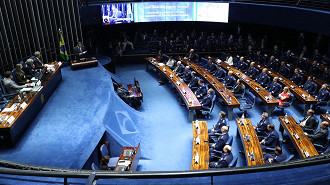 Câmara dos Deputados vota a reforma tributária. Fonte: Câmara dos Deputados; Fotógrafo: Bruno Spada