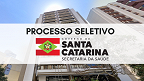 SES-SC abre seleção com 39 vagas e salários de até R$ 10,3 mil