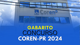 Gabarito Coren-PR 2024 sai pelo Quadrix