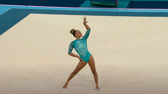 Rebeca Andrade se tornou a atleta mais vitoriosa da história dos Jogos Olímpicos. (Foto: Reprodução)