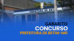 Gabarito e resultado do concurso Betim-MG 2024