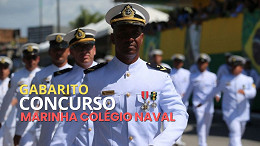 Gabarito Marinha Colégio Naval 2024; resultado das provas sai hoje