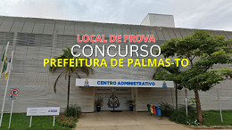 Concurso Palmas-TO: consulta aos locais de prova sai nesta sexta, 16