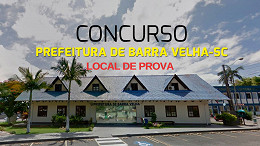 IBAM divulga locais de prova do concurso da Prefeitura de Barra Velha-SC