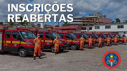 Concurso dos Bombeiros-MG tem inscrições prorrogadas para 329 vagas