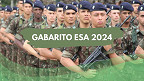 Gabarito ESA 2024: veja respostas da prova