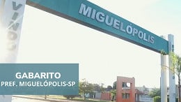 Gabarito Miguelópolis-SP 2024 sai pela FAFIPA