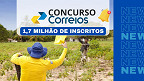 Concurso dos Correios registra 1,7 milhão de inscritos