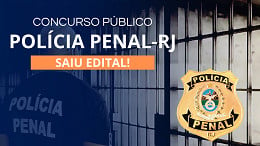 Polícia Penal RJ abre concurso público; 300 vagas de R$ 7.337