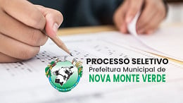 Processo Seletivo de Nova Monte Verde-MT 2024 - Edital e inscrição