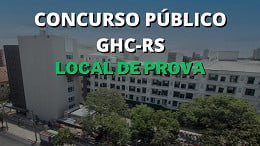 Concurso GHC-RS: Sai local de prova e número de candidatos