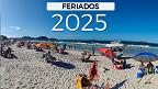 Feriados 2025: Governo divulga lista oficial das datas