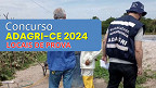 Concurso Adagri-CE 2024: Locais de prova saem nesta sexta, 03