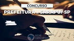 Concurso Sarapuí-SP 2025: Prefeitura lança 3 editais