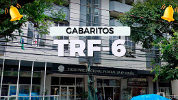 Gabarito oficial TRF 6 sai pelo Cebraspe