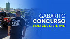 Gabarito Polícia Civil-MG 2025: veja quando sai pela FGV