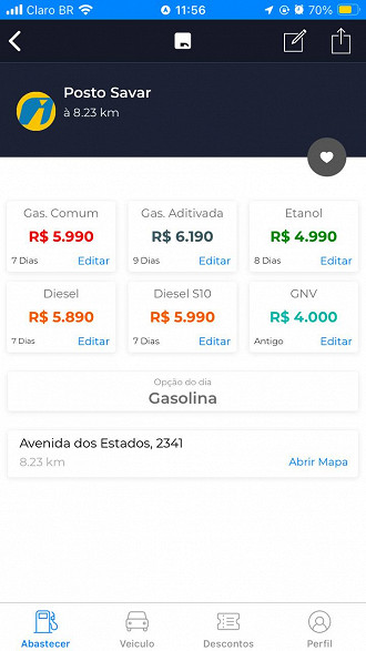 Aplicativo Gaspass - App Store