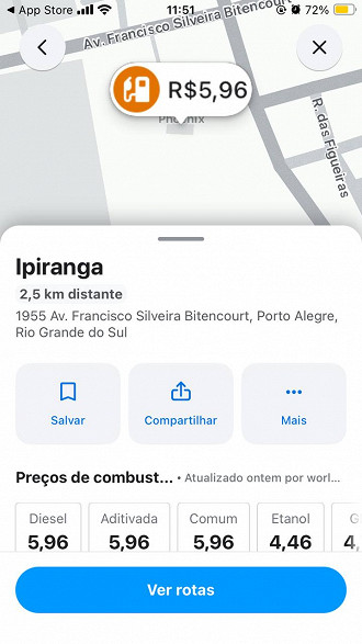 Aplicativo Waze - App Store