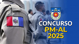 Concurso da PM-AL 2025: 1.060 vagas solicitadas para Soldado e Cadete