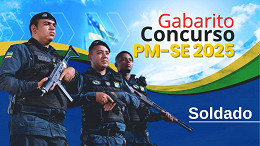 Gabarito PM-SE 2025 Soldado: veja quando sai